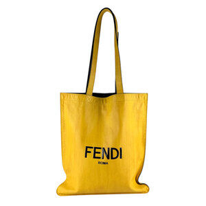 FENDI Black Leather Shoulder Bag